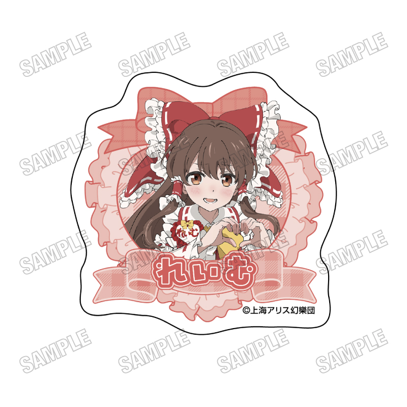 東方Project 描き下ろしアクリルバッジ【メイドver.】➀博麗霊夢 画像 2 | AniSmile