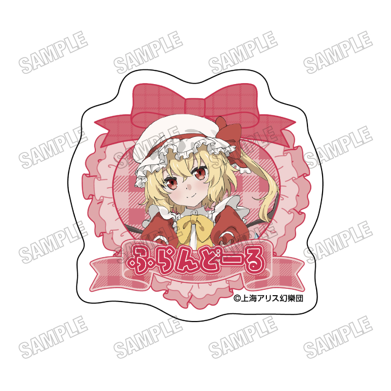 東方Project 描き下ろしアクリルバッジ【メイドver.】➃フランドール・スカーレット 画像 2 | AniSmile