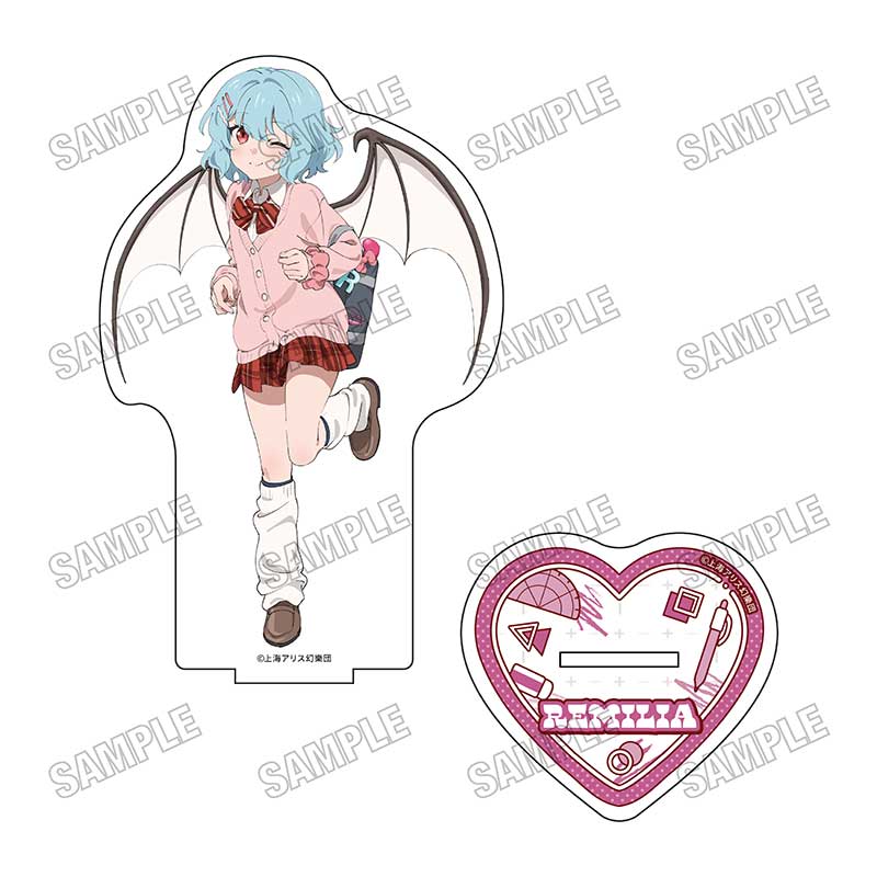 東方Project 描き下ろしBIGアクリルスタンド【制服ver.】➂レミリア・スカーレット - 公式商品画像 | AniSmile