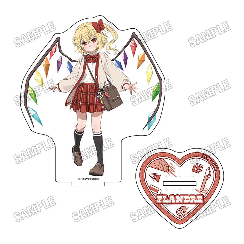 東方Project 描き下ろしBIGアクリルスタンド【制服ver.】➃フランドール・スカーレット - 公式商品画像 | AniSmile