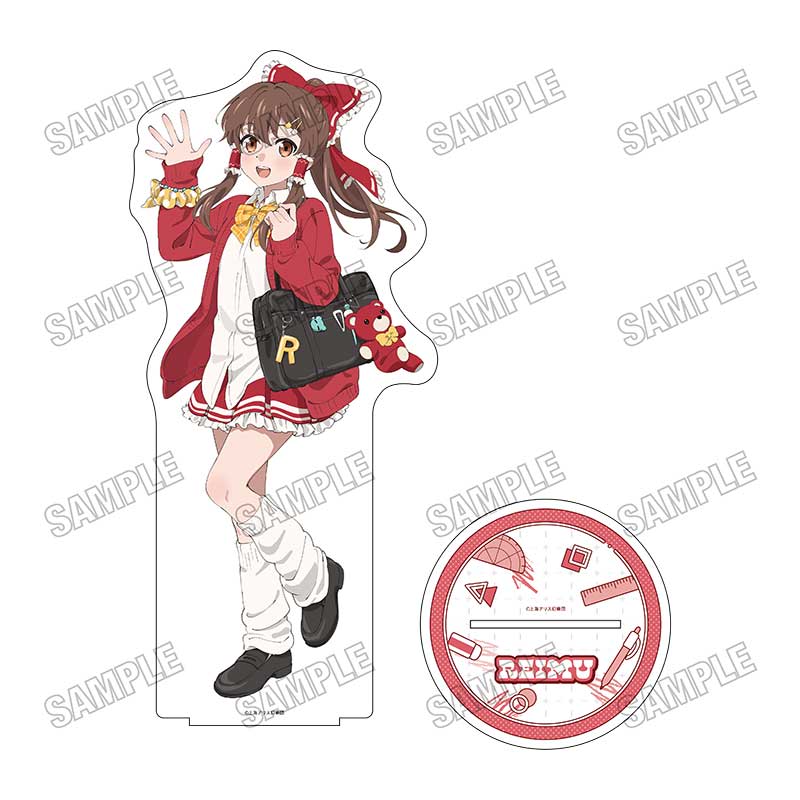 東方Project 描き下ろしBIGアクリルスタンドLL【制服ver.】➀博麗霊夢 - 公式商品画像 | AniSmile