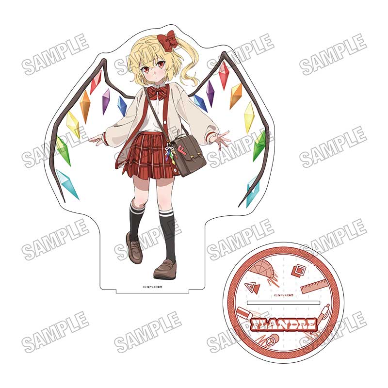 東方Project 描き下ろしBIGアクリルスタンドLL【制服ver.】➃フランドール・スカーレット - 公式商品画像 | AniSmile