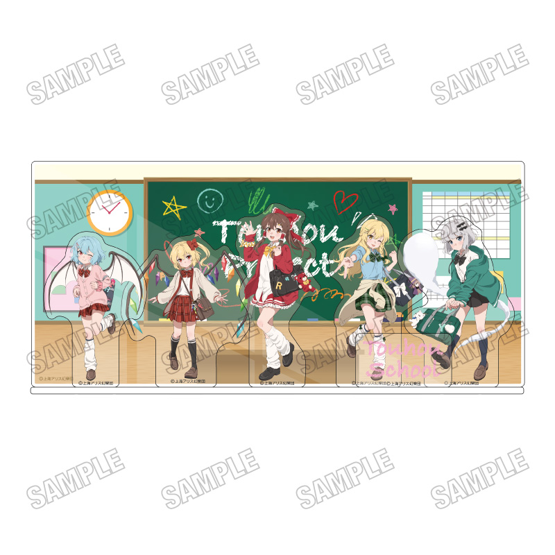 東方Project 描き下ろしアクリルジオラマ【制服ver.】 - 公式商品画像 | AniSmile