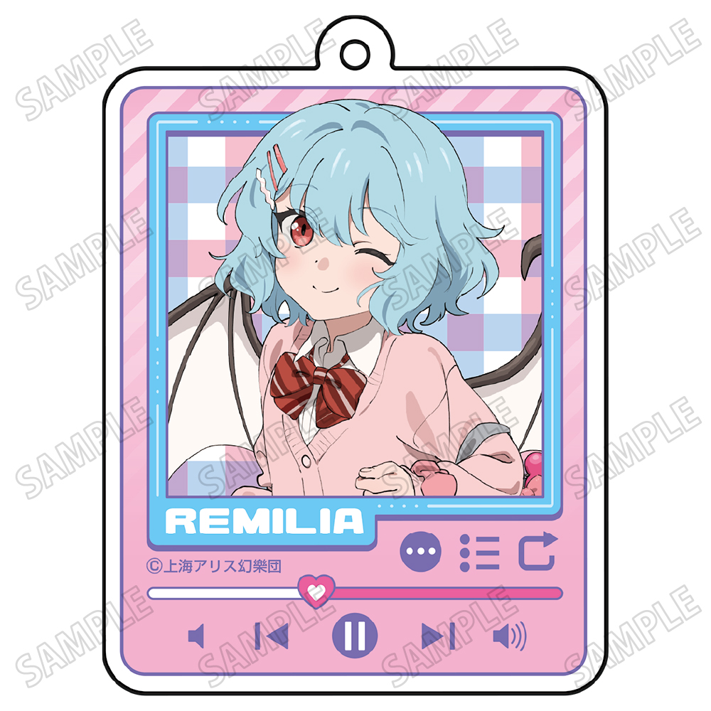 東方Project 描き下ろしアクリルキーホルダー【制服ver.】➂レミリア・スカーレット - 公式商品画像 | AniSmile