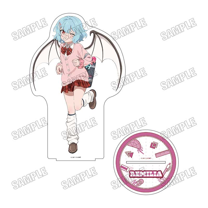 東方Project 描き下ろしBIGアクリルスタンドLL【制服ver.】➂レミリア・スカーレット 画像 2 | AniSmile
