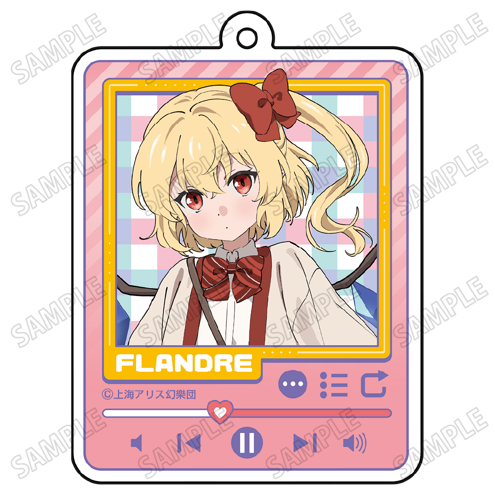 東方Project 描き下ろしアクリルキーホルダー【制服ver.】➃フランドール・スカーレット 画像 2 | AniSmile