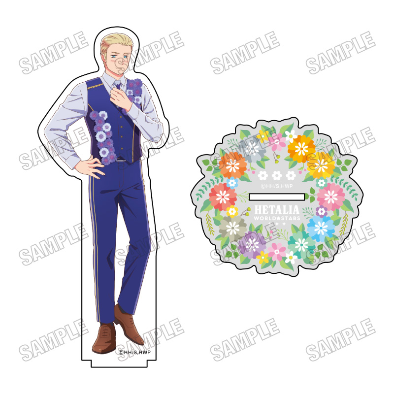 アニメ「ヘタリア World★Stars」 描き下ろしBIGアクリルスタンド【フラワーパレードver.】2ドイツ 画像 2 | AniSmile