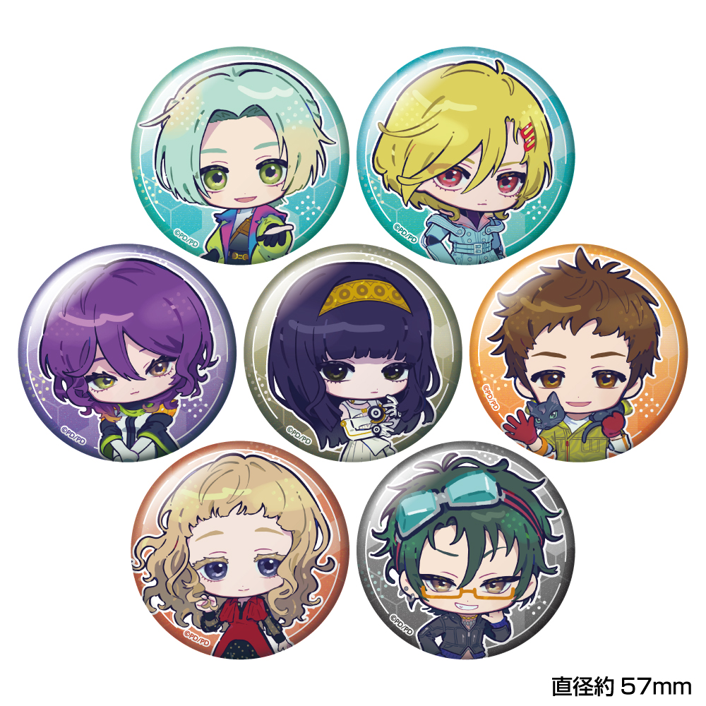 グノーシア トレーディングちびキャラグリッター缶バッジ - 公式商品画像 | AniSmile