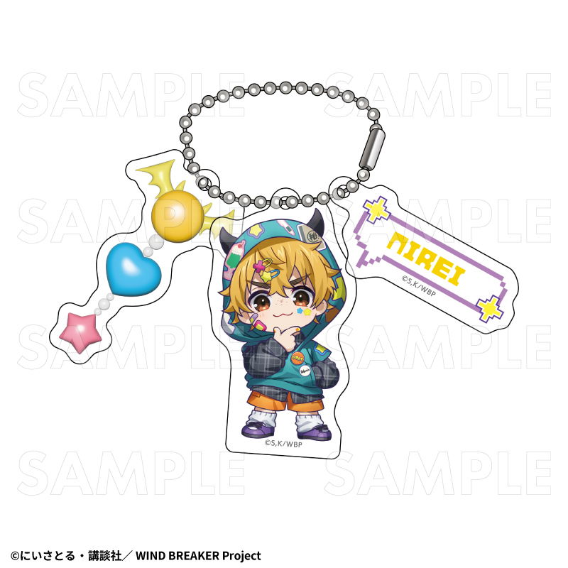 TVアニメ『WIND BREAKER』【でびデコパーカー】ちびキャラver. アクリルキーホルダー【楡井 秋彦】 - 公式商品画像 | AniSmile