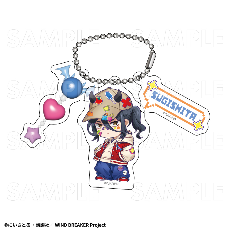 TVアニメ『WIND BREAKER』【でびデコパーカー】ちびキャラver. アクリルキーホルダー【杉下 京太郎】 - 公式商品画像 | AniSmile