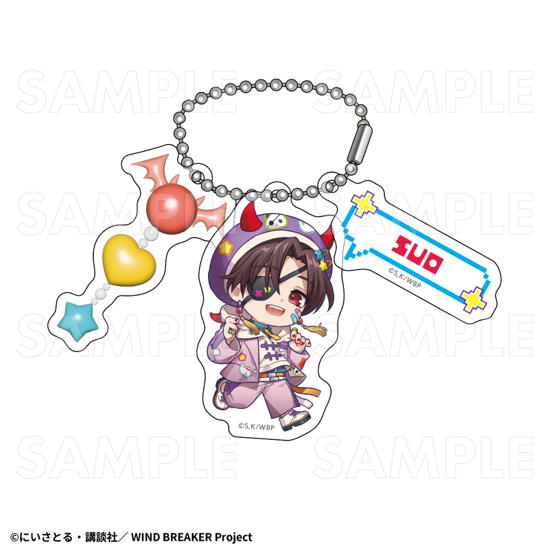 TVアニメ『WIND BREAKER』【でびデコパーカー】ちびキャラver. アクリルキーホルダー【蘇枋 隼飛】 - 公式商品画像 | AniSmile