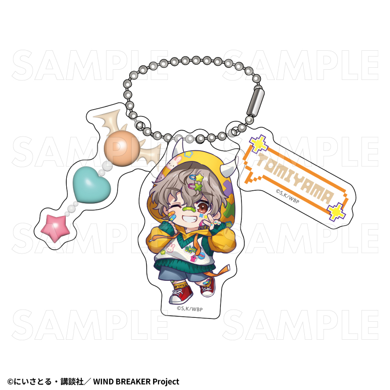 TVアニメ『WIND BREAKER』【でびデコパーカー】ちびキャラver. アクリルキーホルダー【兎耳山 丁子】 - 公式商品画像 | AniSmile