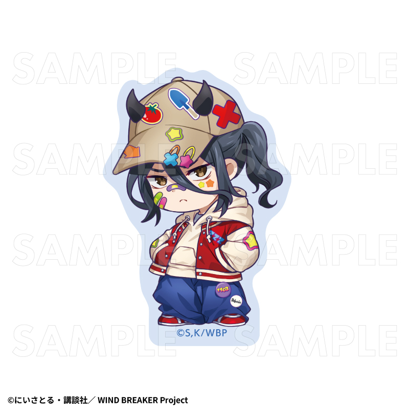 TVアニメ『WIND BREAKER』【でびデコパーカー】ちびキャラver. ダイカットステッカー【杉下 京太郎】 - 公式商品画像 | AniSmile