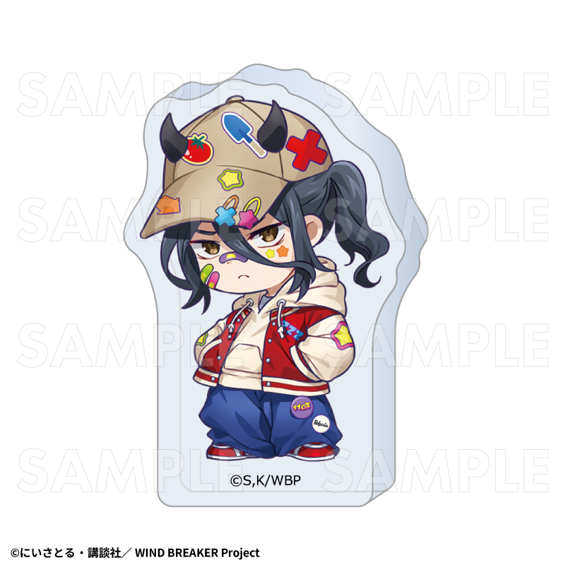 TVアニメ『WIND BREAKER』【でびデコパーカー】ちびキャラver. アクリルブロック【杉下 京太郎】 - 公式商品画像 | AniSmile