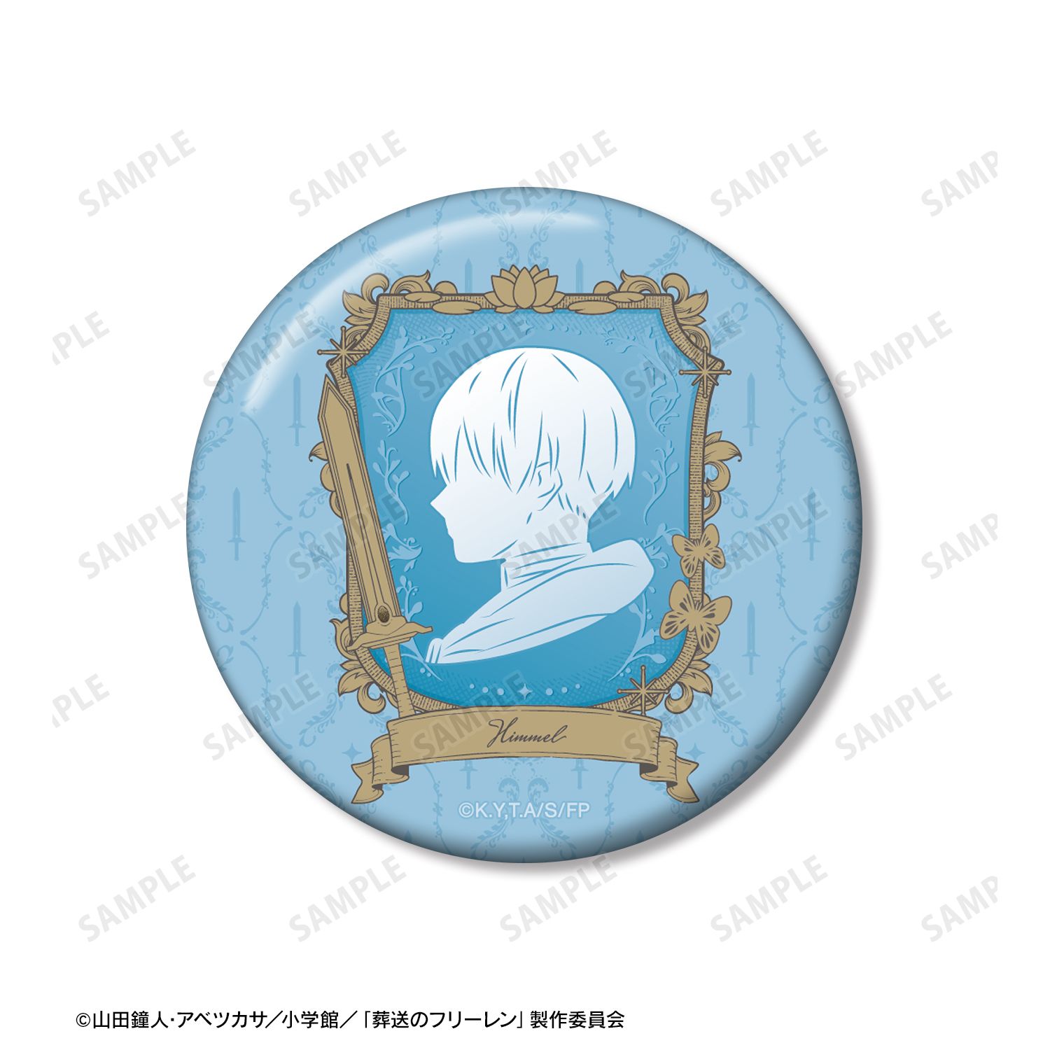 『葬送のフリーレン』 フリーレン&ヒンメル カメオモチーフデザイン 缶バッジセット 画像 4 | AniSmile