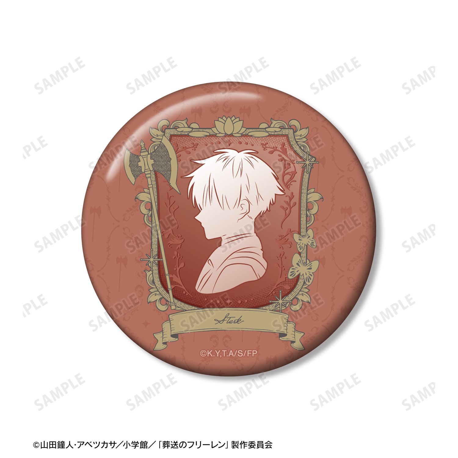 『葬送のフリーレン』 フェルン&シュタルク カメオモチーフデザイン 缶バッジセット 画像 4 | AniSmile