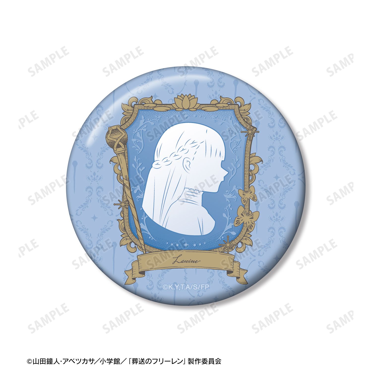 『葬送のフリーレン』 カンネ&ラヴィーネ カメオモチーフデザイン 缶バッジセット 画像 3 | AniSmile