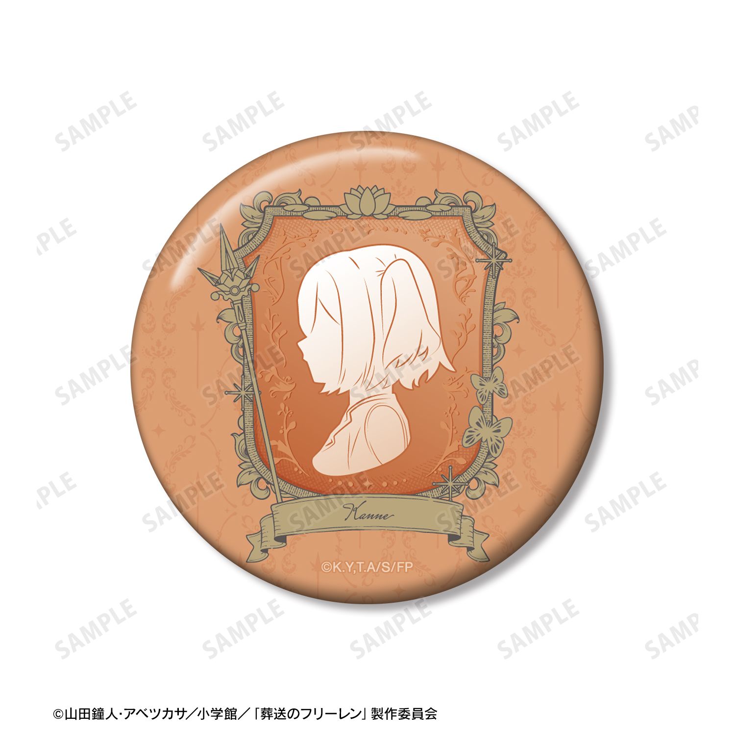 『葬送のフリーレン』 カンネ&ラヴィーネ カメオモチーフデザイン 缶バッジセット 画像 4 | AniSmile