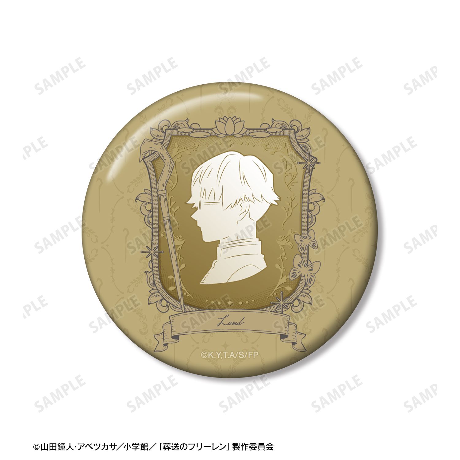 『葬送のフリーレン』 ユーベル&ラント カメオモチーフデザイン 缶バッジセット 画像 4 | AniSmile