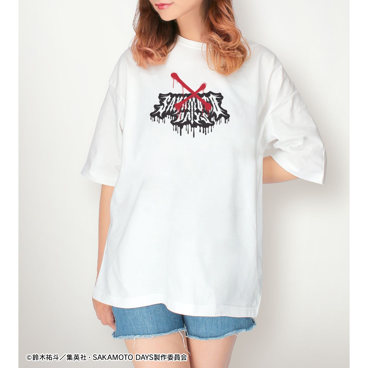 TVアニメ『SAKAMOTO DAYS』 描き下ろし ロックバンドver. 着用BIGシルエットTシャツ ver.Bユニセックス(サイズ/S) 画像 5 | AniSmile