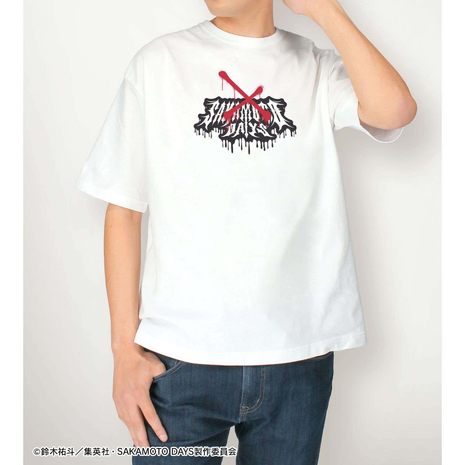TVアニメ『SAKAMOTO DAYS』 描き下ろし ロックバンドver. 着用BIGシルエットTシャツ ver.Bユニセックス(サイズ/XL) 画像 4 | AniSmile