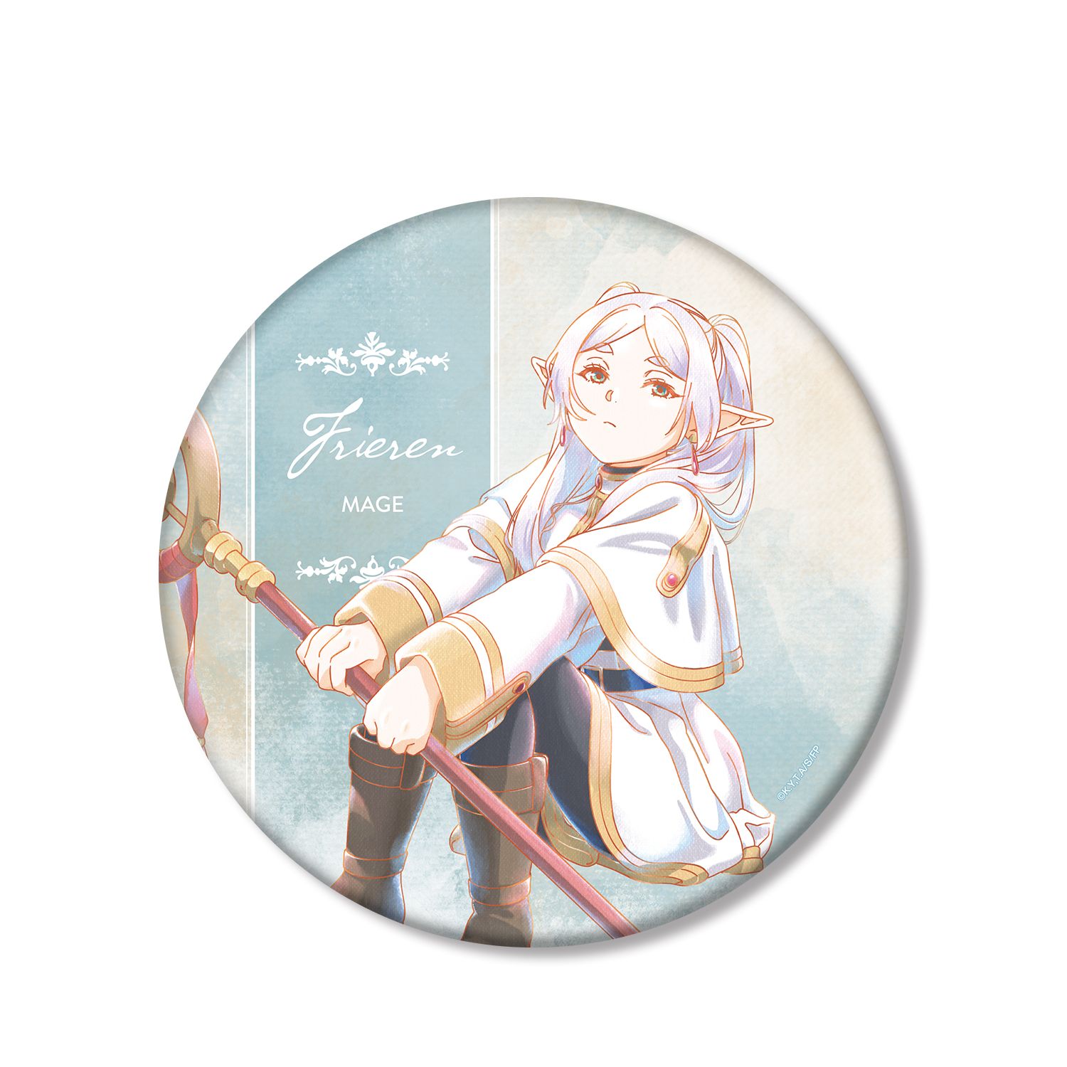 『葬送のフリーレン』 フリーレン Ani-Art aqua label BIG缶バッジ ver.A - 公式商品画像 | AniSmile