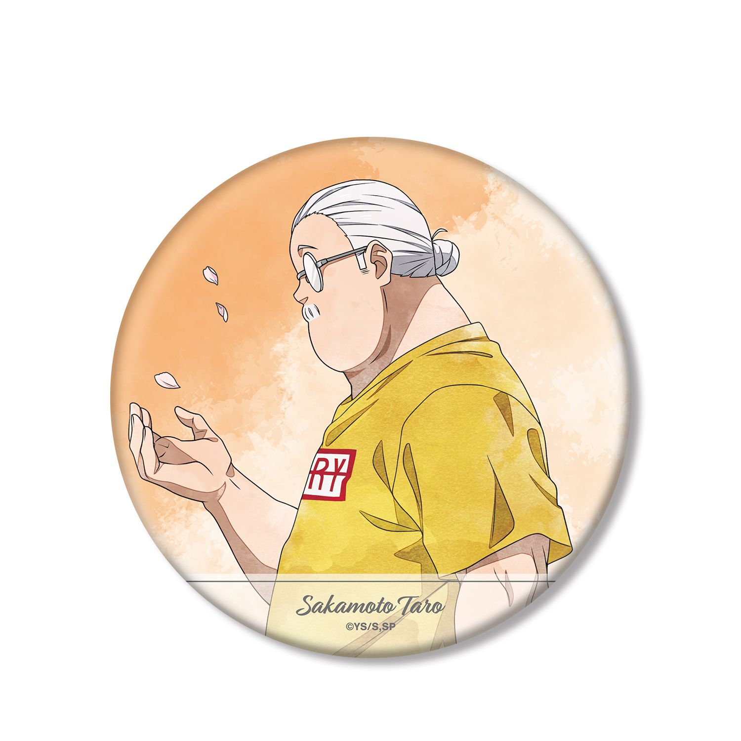 TVアニメ『SAKAMOTO DAYS』 描き下ろし 坂本 太郎 季節の歩みver. BIG缶バッジ - 公式商品画像 | AniSmile