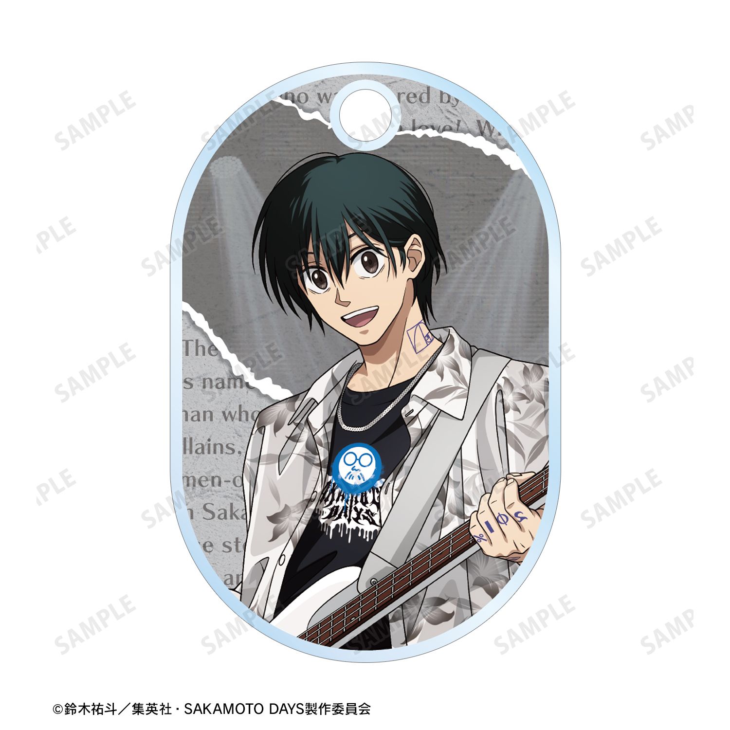 TVアニメ『SAKAMOTO DAYS』 描き下ろし 南雲 ロックバンドver. 2連ワイヤーアクリルキーホルダー 画像 4 | AniSmile