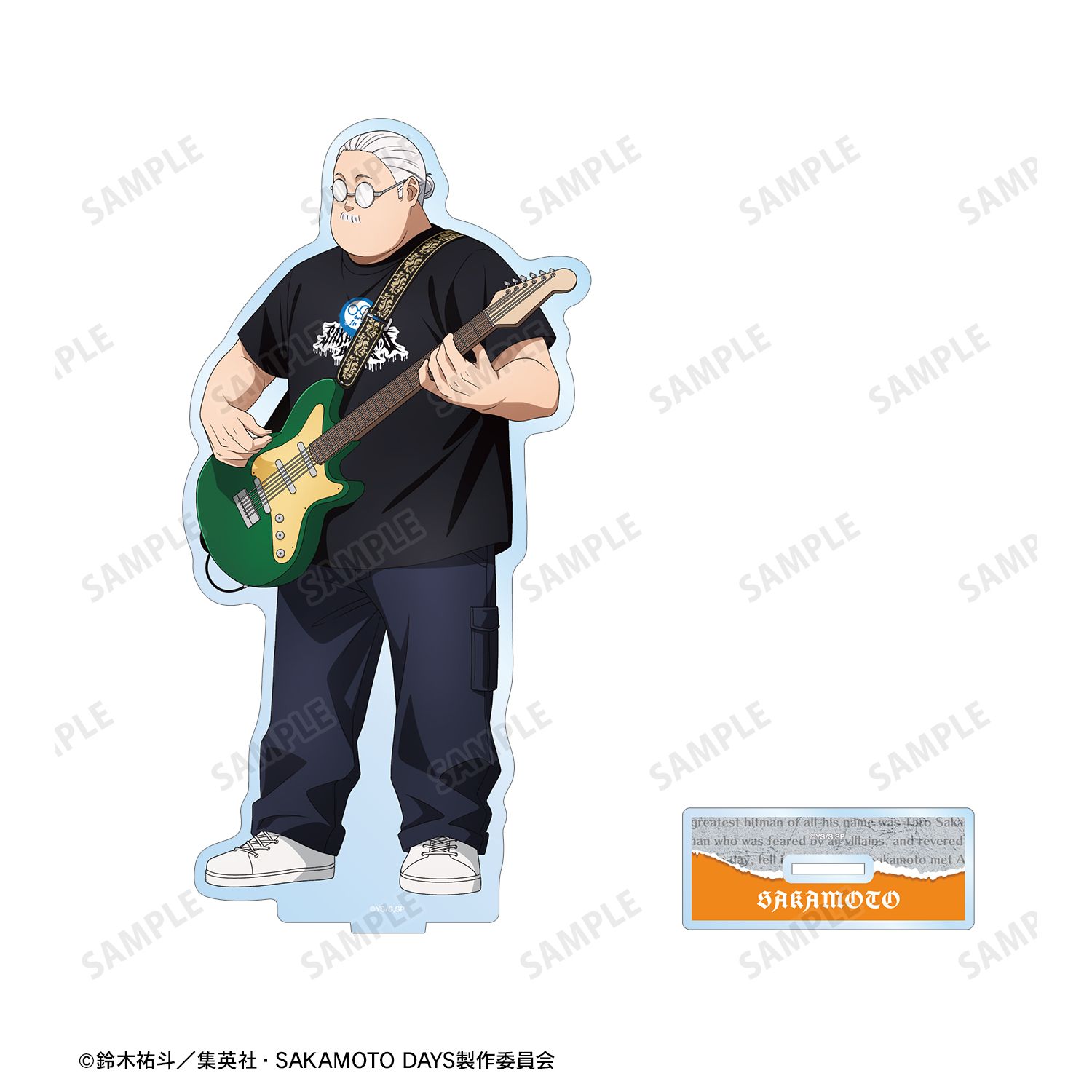 TVアニメ『SAKAMOTO DAYS』 描き下ろし 坂本 太郎 ロックバンドver. 特大アクリルスタンド 画像 3 | AniSmile