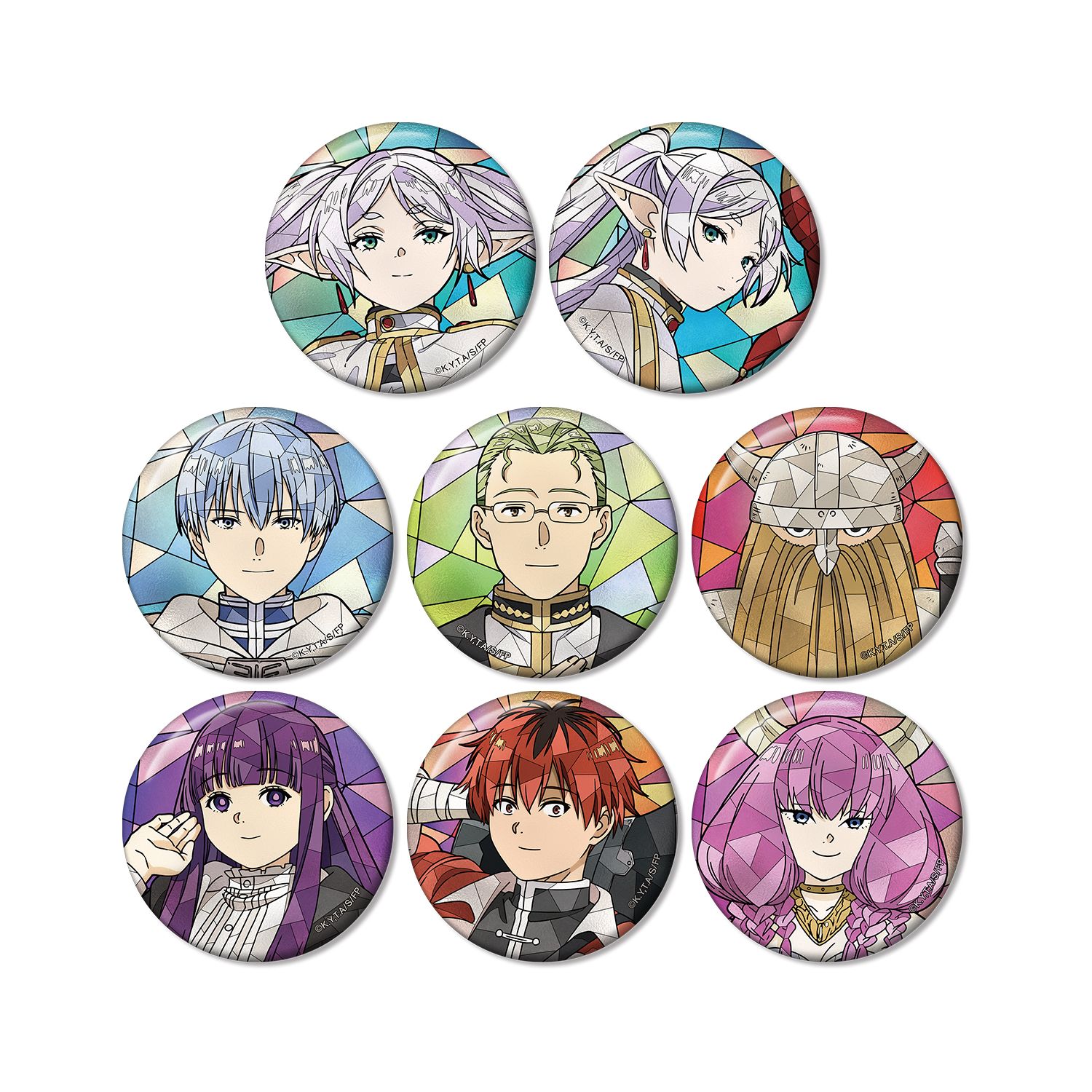 『葬送のフリーレン』 トレーディング Aure Glass 缶バッジ(単位/単品) 画像 3 | AniSmile
