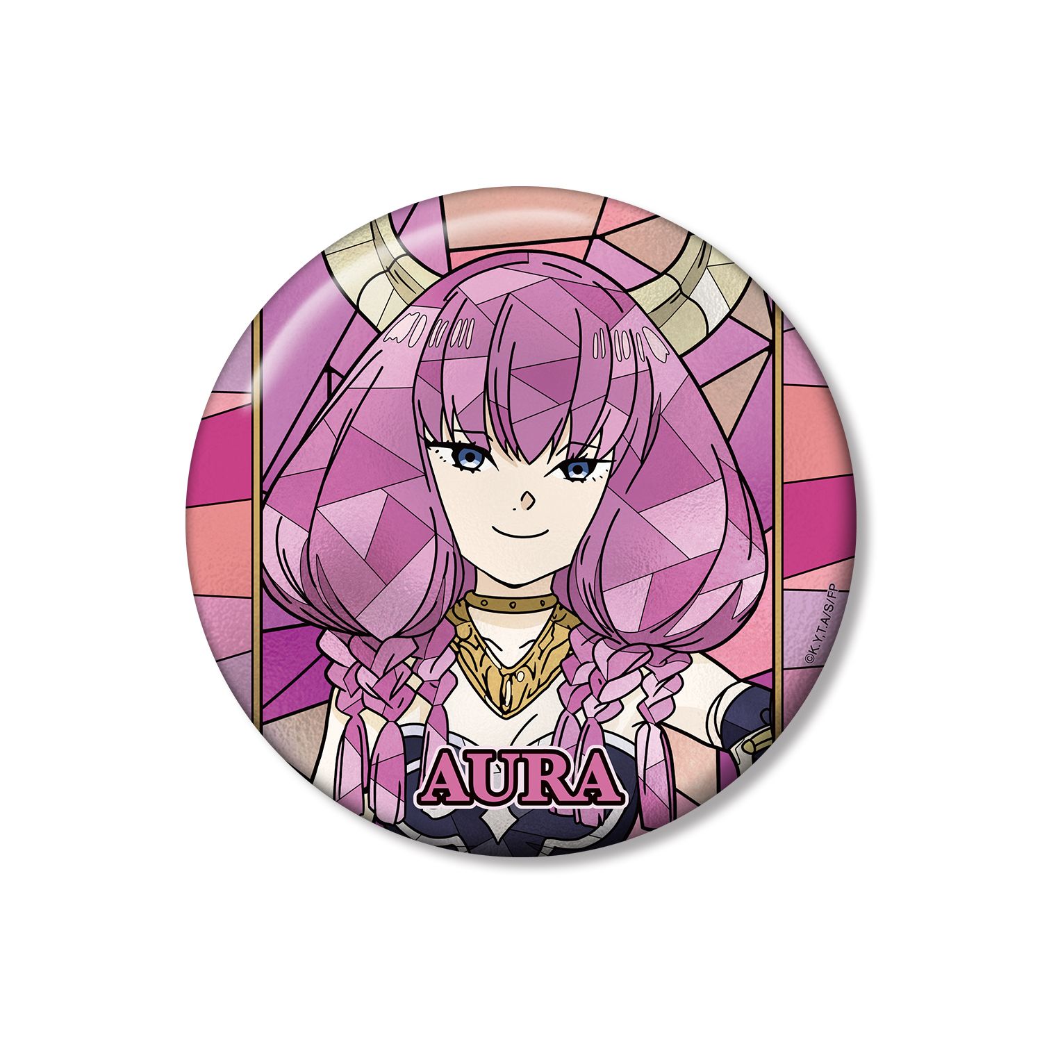 『葬送のフリーレン』 断頭台のアウラ Aure Glass 100mm缶バッジ - 公式商品画像 | AniSmile