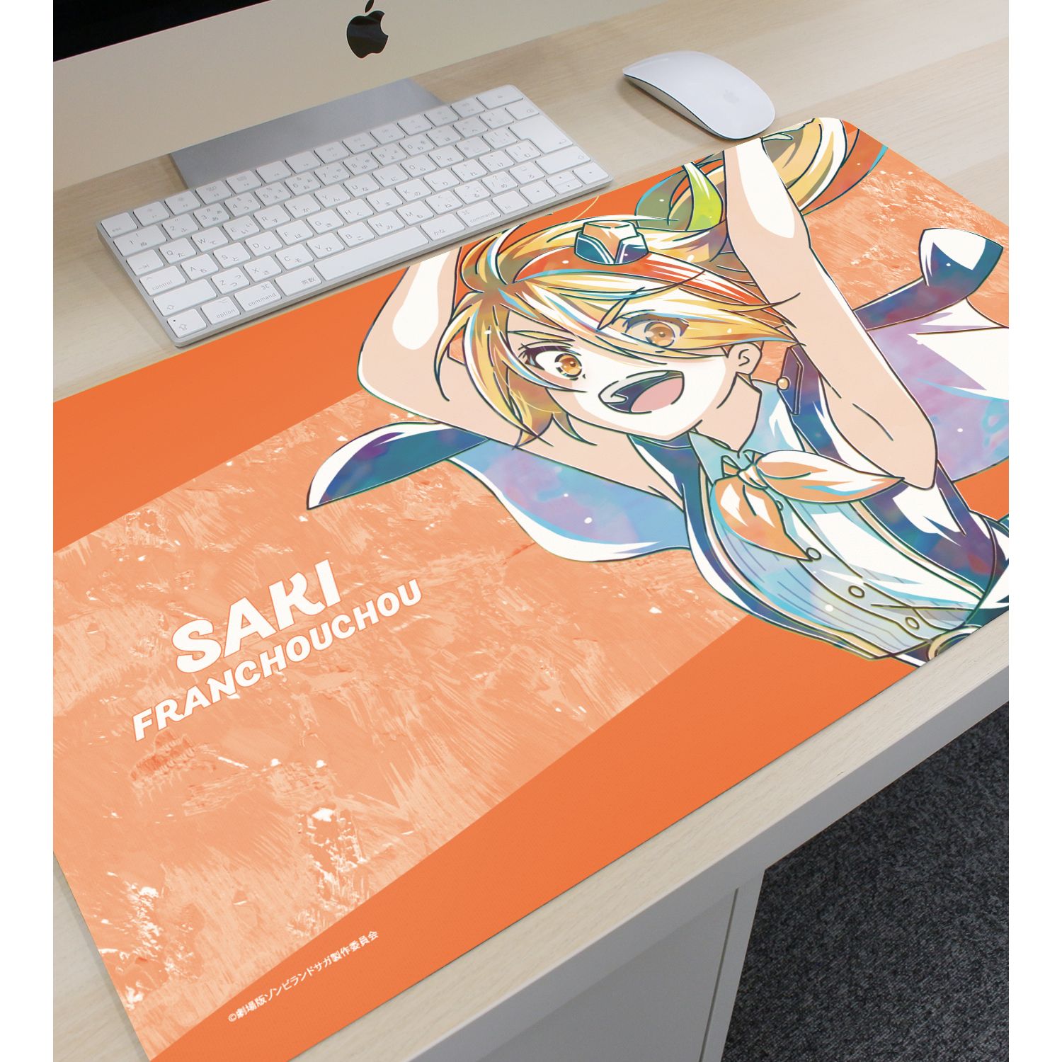 劇場版『ゾンビランドサガ ゆめぎんがパラダイス』 二階堂 サキ Ani-Art マルチデスクマット 画像 3 | AniSmile