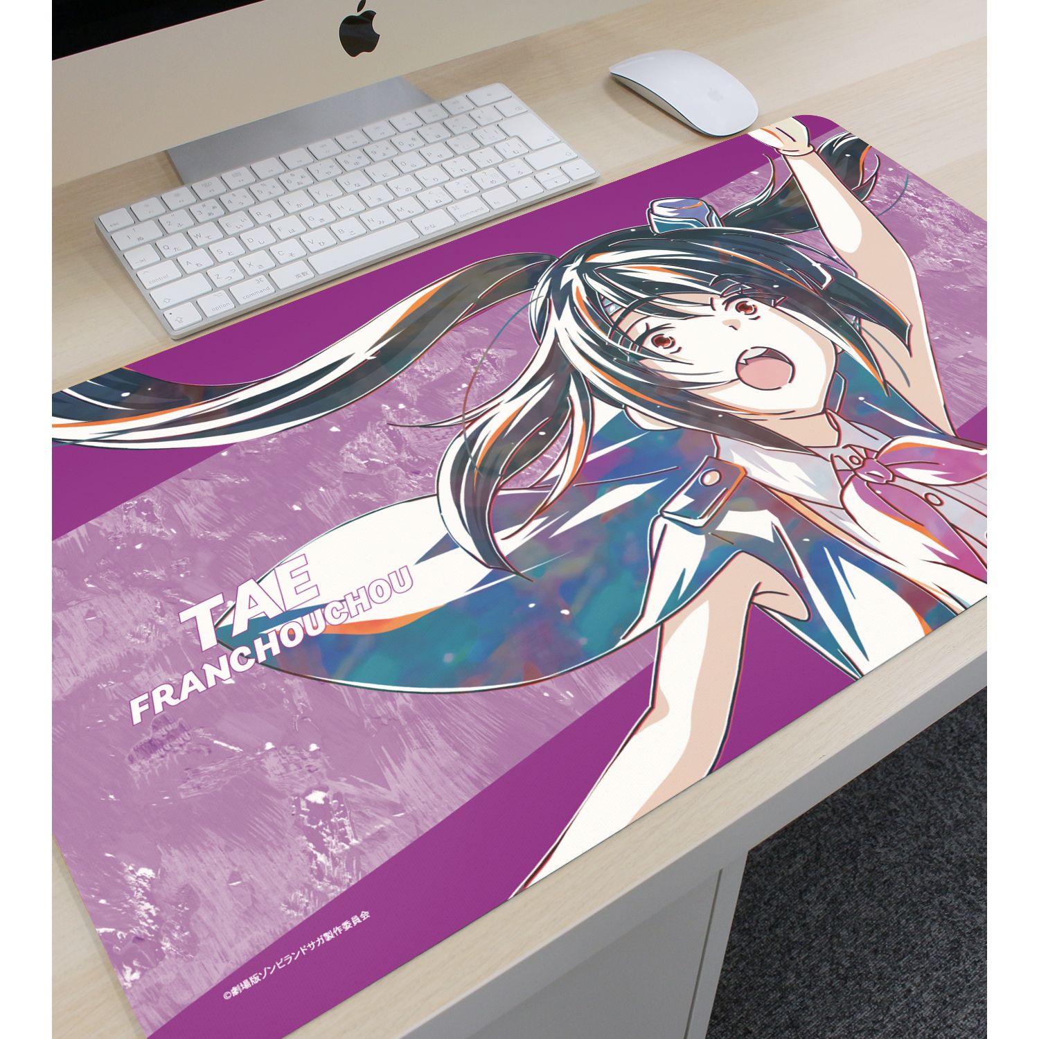 劇場版『ゾンビランドサガ ゆめぎんがパラダイス』 山田 たえ Ani-Art マルチデスクマット 画像 3 | AniSmile