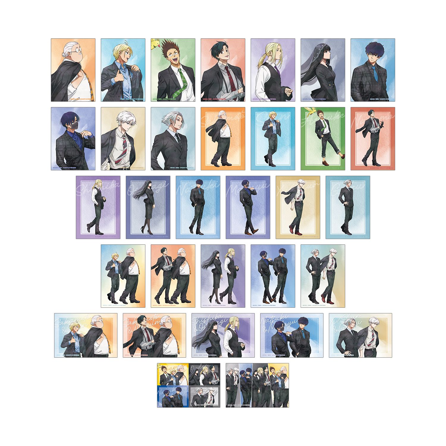 TVアニメ『SAKAMOTO DAYS』 描き下ろし スーツの歩みver. トレーディングブロマイド(単位/単品) - 公式商品画像 | AniSmile