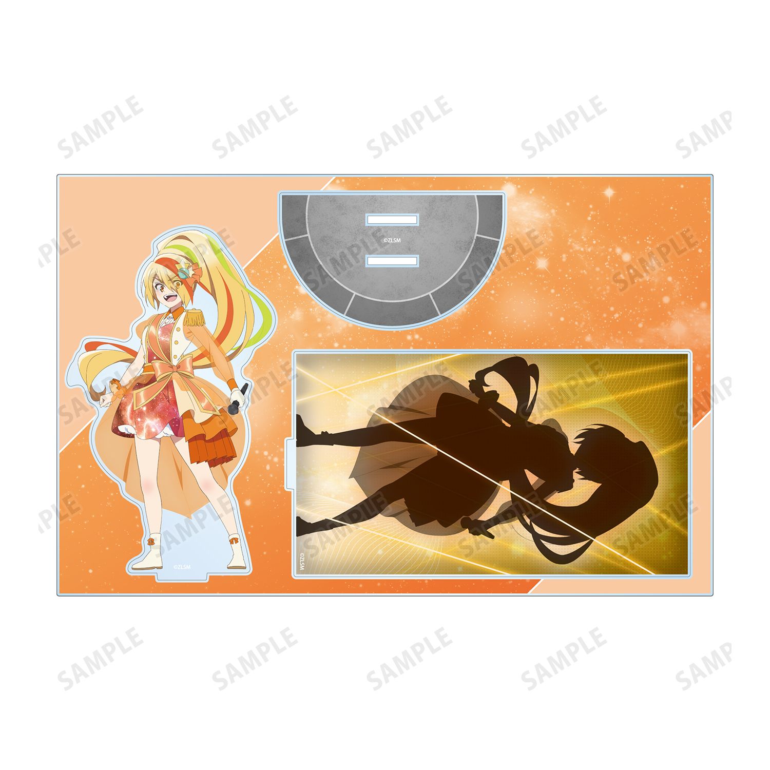 劇場版『ゾンビランドサガ ゆめぎんがパラダイス』 二階堂 サキ ライブver. アクリルジオラマスタンド 画像 3 | AniSmile