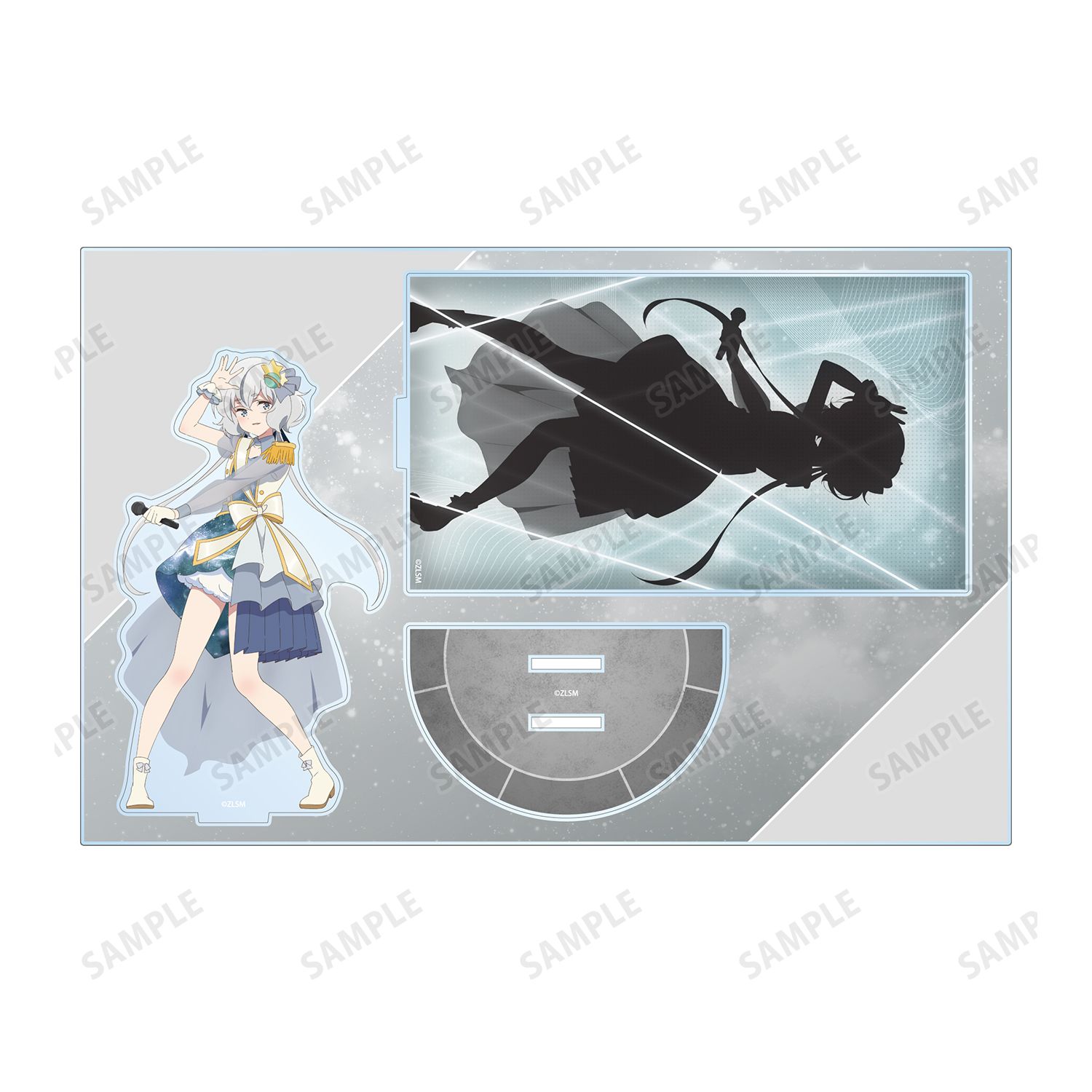 劇場版『ゾンビランドサガ ゆめぎんがパラダイス』 紺野 純子 ライブver. アクリルジオラマスタンド 画像 3 | AniSmile
