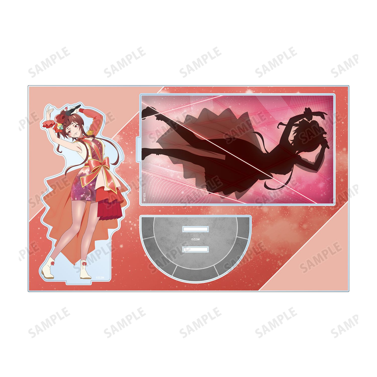 劇場版『ゾンビランドサガ ゆめぎんがパラダイス』 ゆうぎり ライブver. アクリルジオラマスタンド 画像 3 | AniSmile