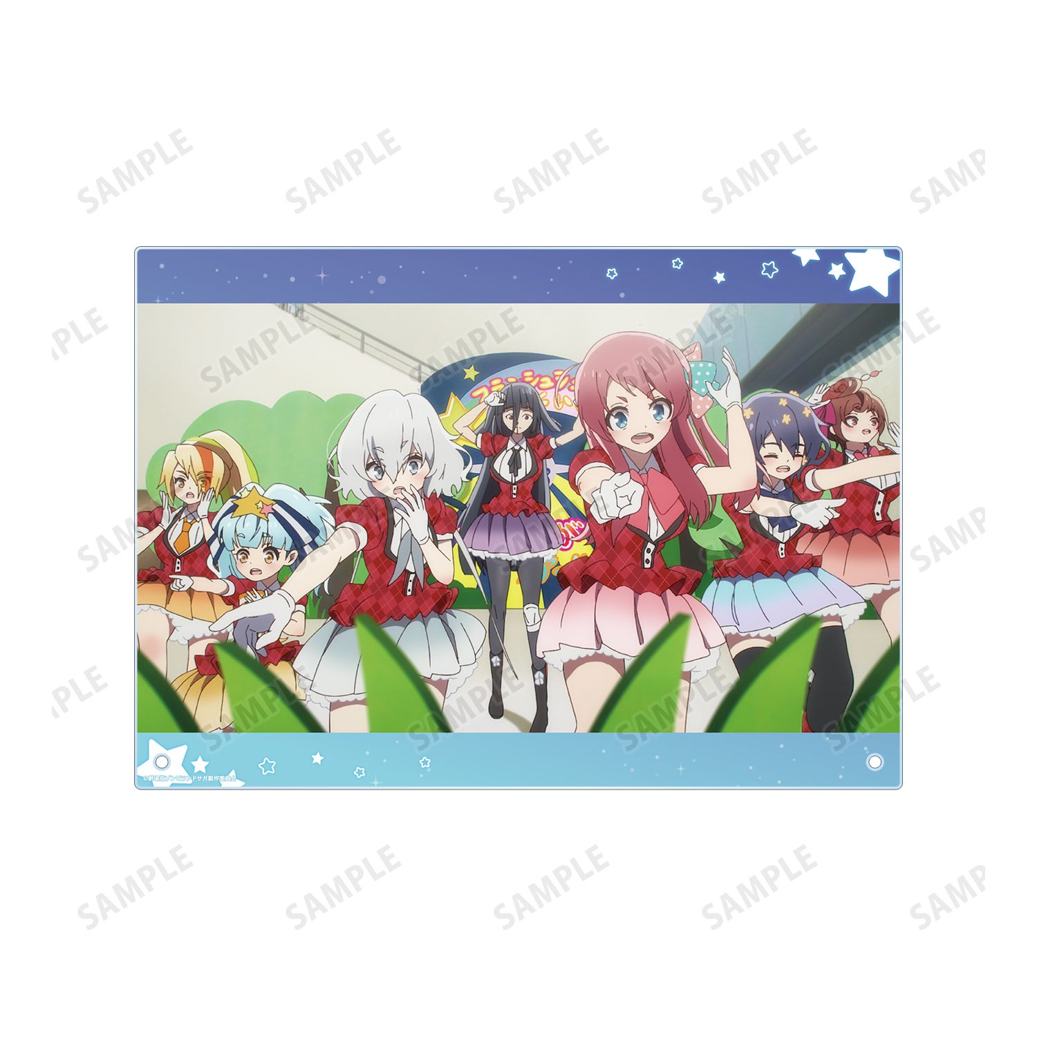 劇場版『ゾンビランドサガ ゆめぎんがパラダイス』 フランシュシュ 場面写A4アクリルパネル ver.A 画像 5 | AniSmile