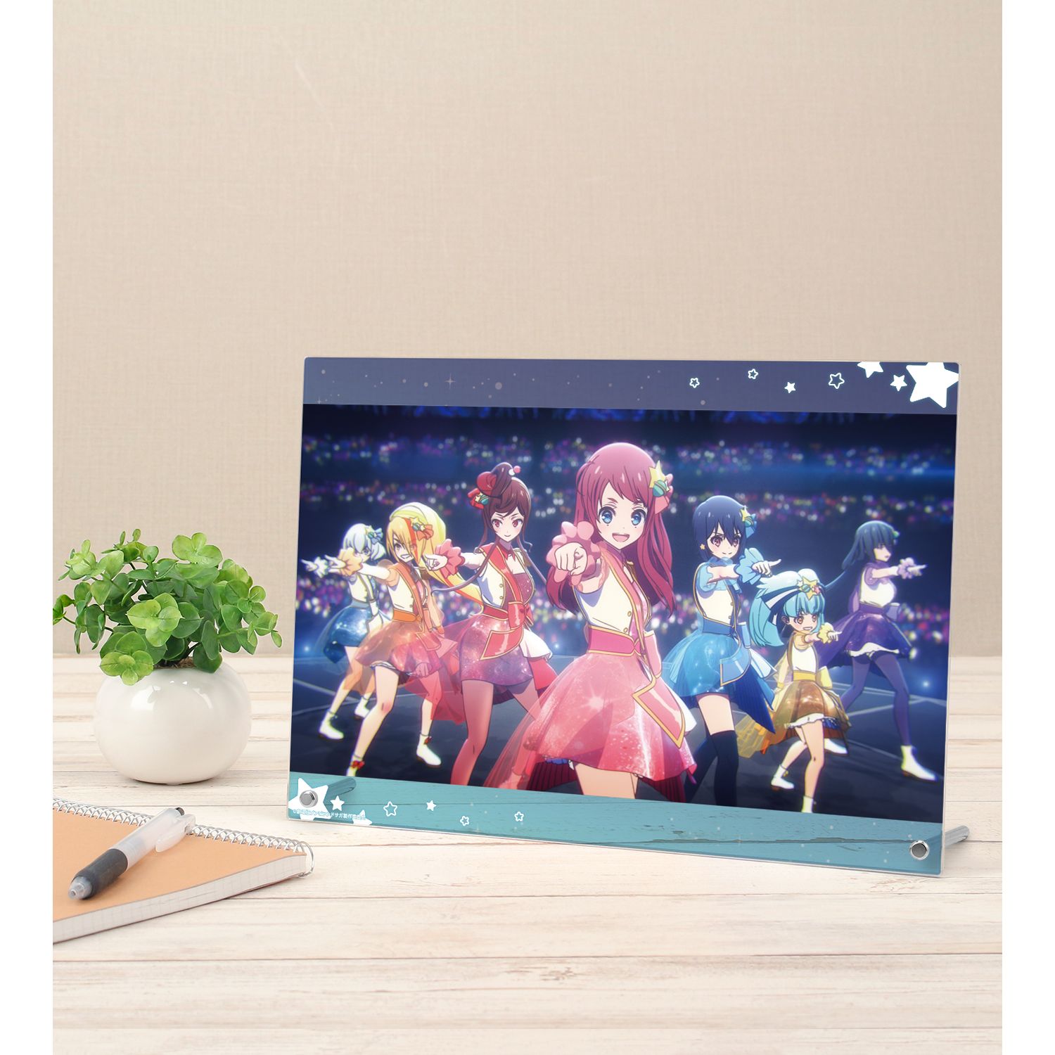 劇場版『ゾンビランドサガ ゆめぎんがパラダイス』 フランシュシュ 場面写A4アクリルパネル ver.B 画像 2 | AniSmile