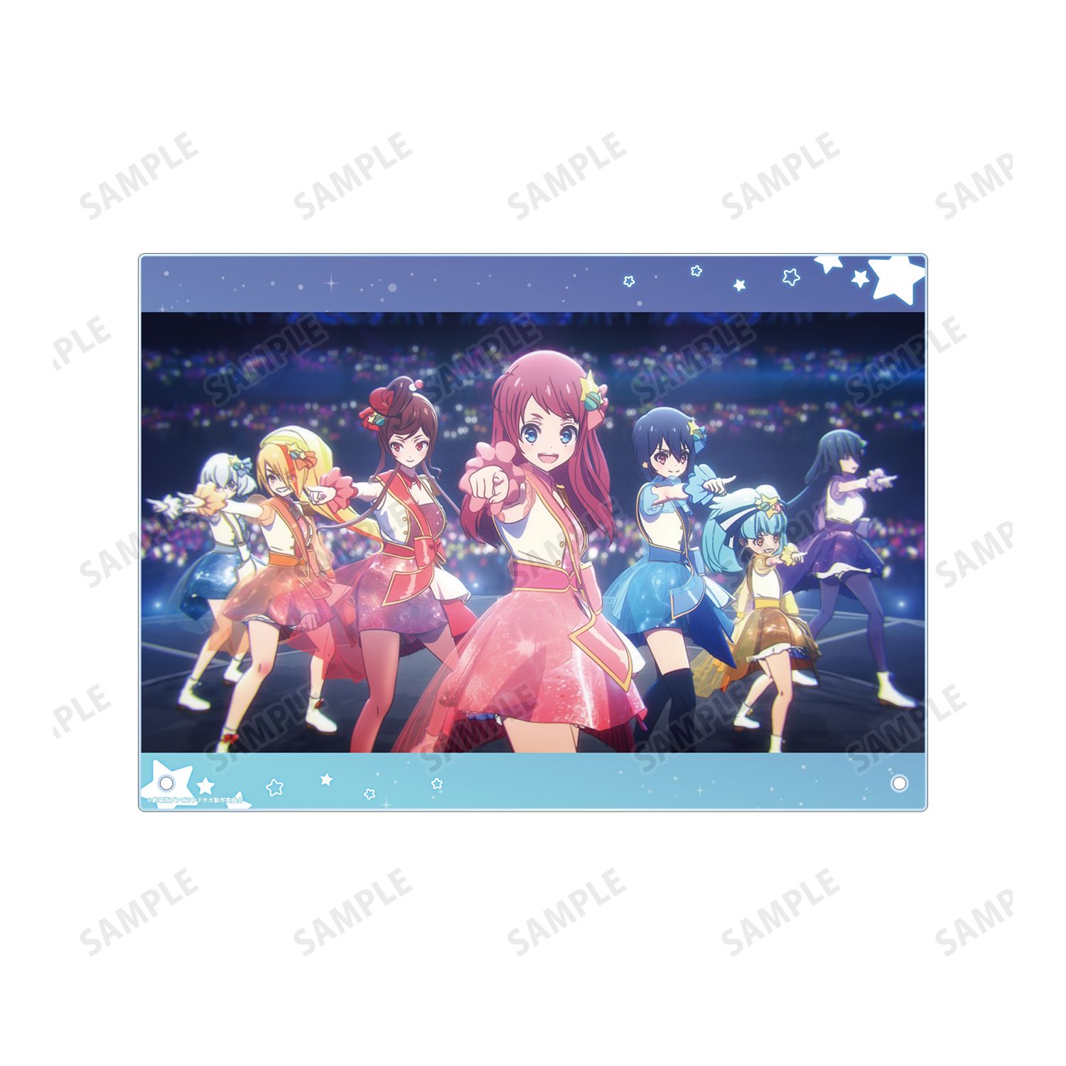 劇場版『ゾンビランドサガ ゆめぎんがパラダイス』 フランシュシュ 場面写A4アクリルパネル ver.B 画像 5 | AniSmile