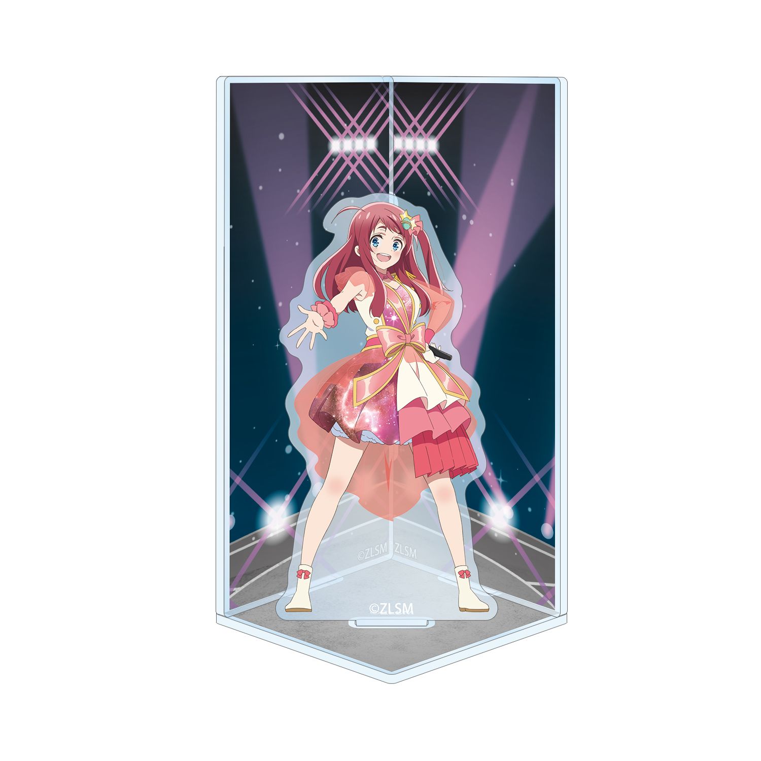 劇場版『ゾンビランドサガ ゆめぎんがパラダイス』 源 さくら ライブver. キューブ型ジオラマ風アクリルスタンド - 公式商品画像 | AniSmile