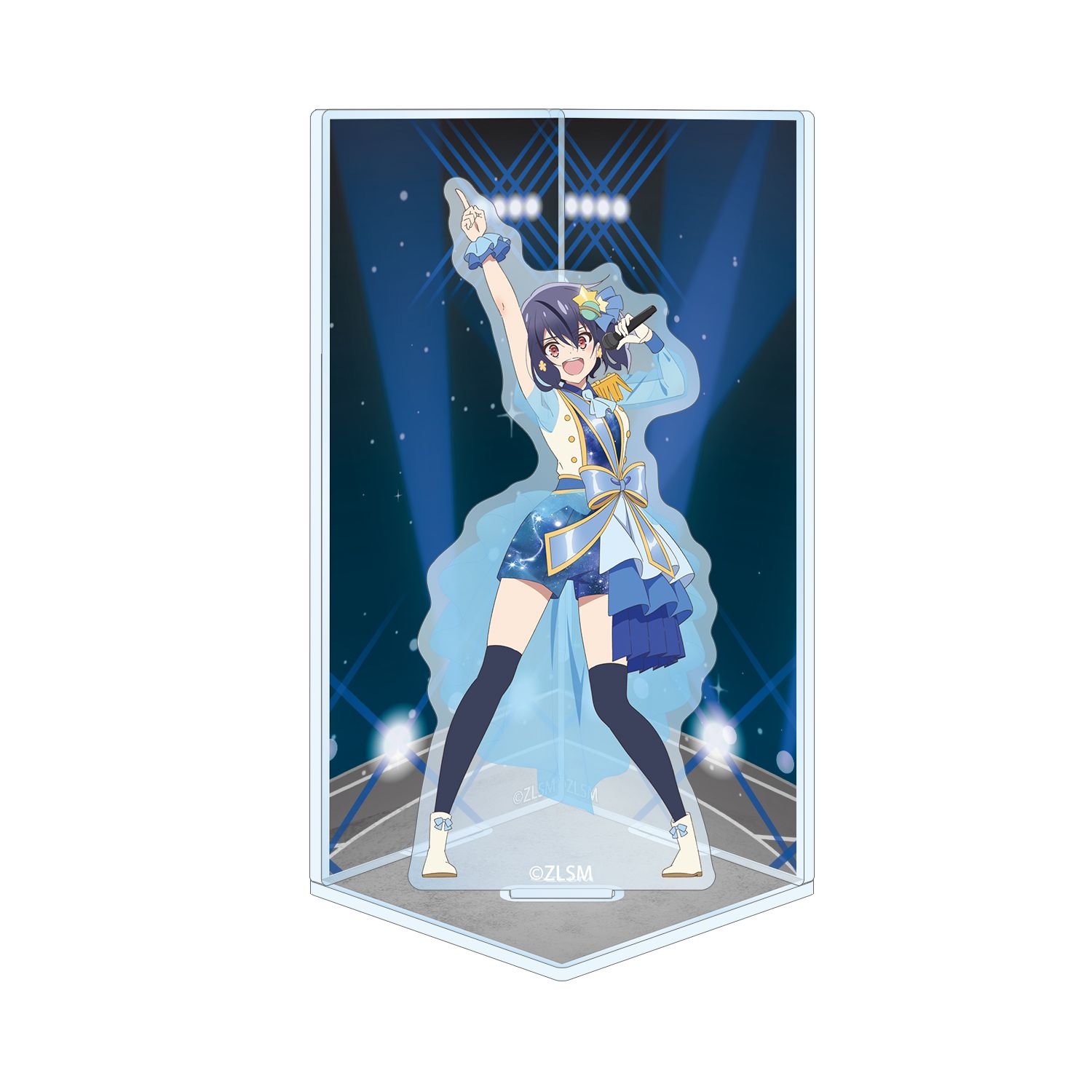 劇場版『ゾンビランドサガ ゆめぎんがパラダイス』 水野 愛 ライブver. キューブ型ジオラマ風アクリルスタンド - 公式商品画像 | AniSmile
