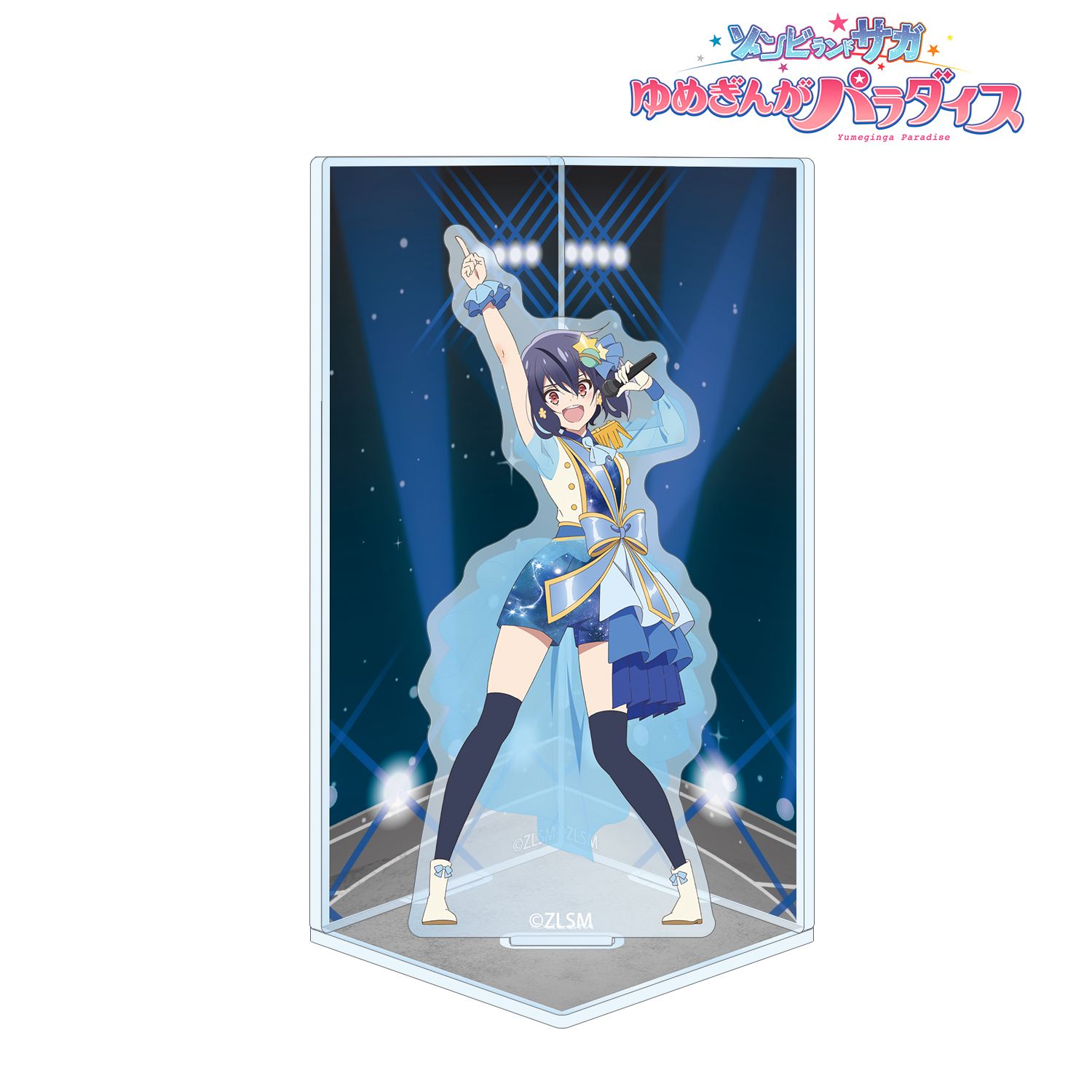 劇場版『ゾンビランドサガ ゆめぎんがパラダイス』 水野 愛 ライブver. キューブ型ジオラマ風アクリルスタンド 画像 2 | AniSmile