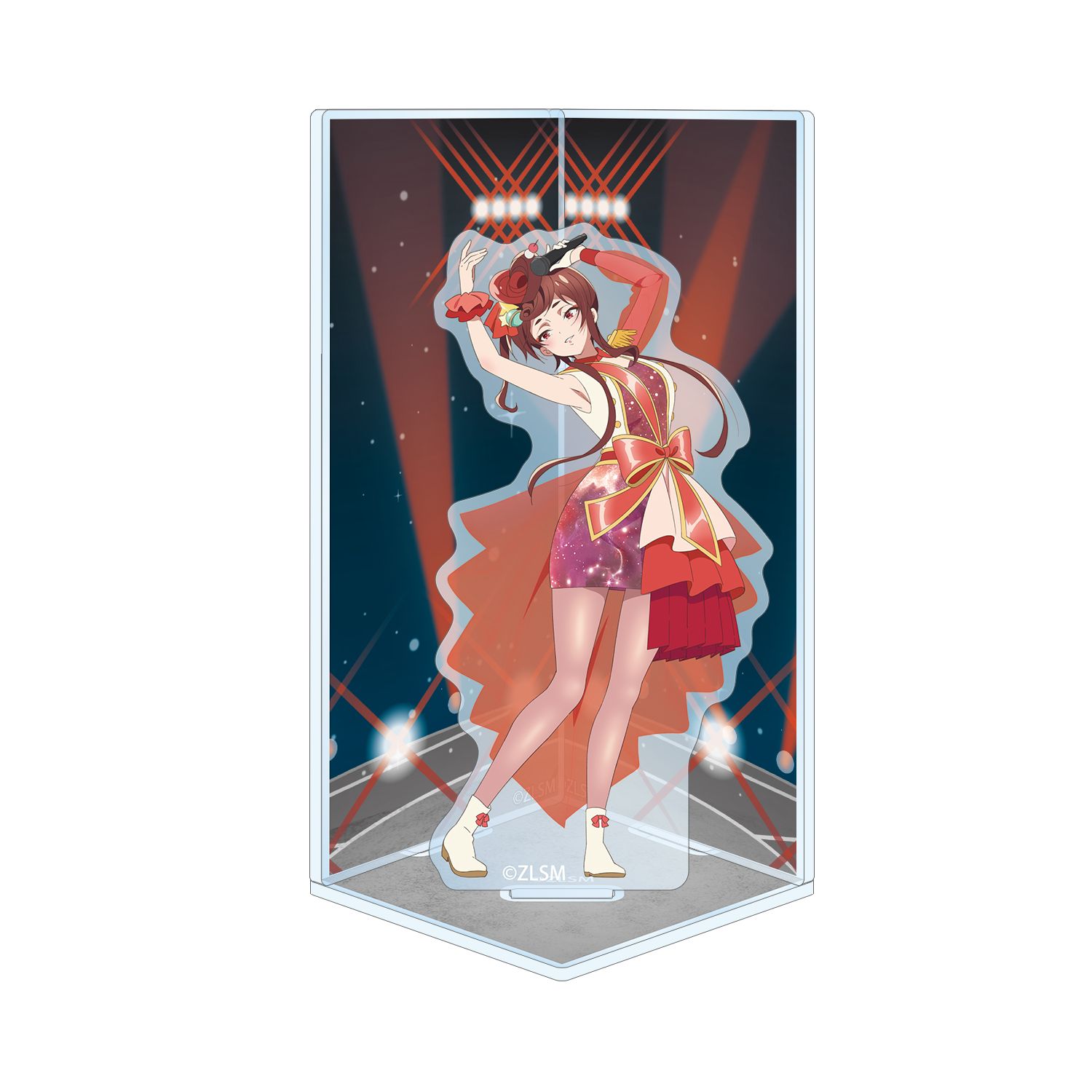 劇場版『ゾンビランドサガ ゆめぎんがパラダイス』 ゆうぎり ライブver. キューブ型ジオラマ風アクリルスタンド - 公式商品画像 | AniSmile
