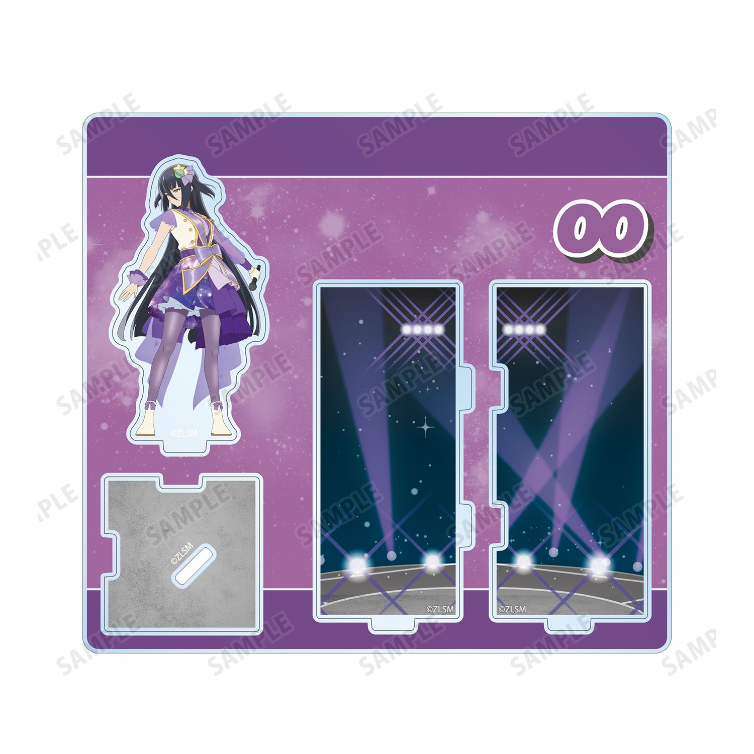 劇場版『ゾンビランドサガ ゆめぎんがパラダイス』 山田 たえ ライブver. キューブ型ジオラマ風アクリルスタンド 画像 3 | AniSmile