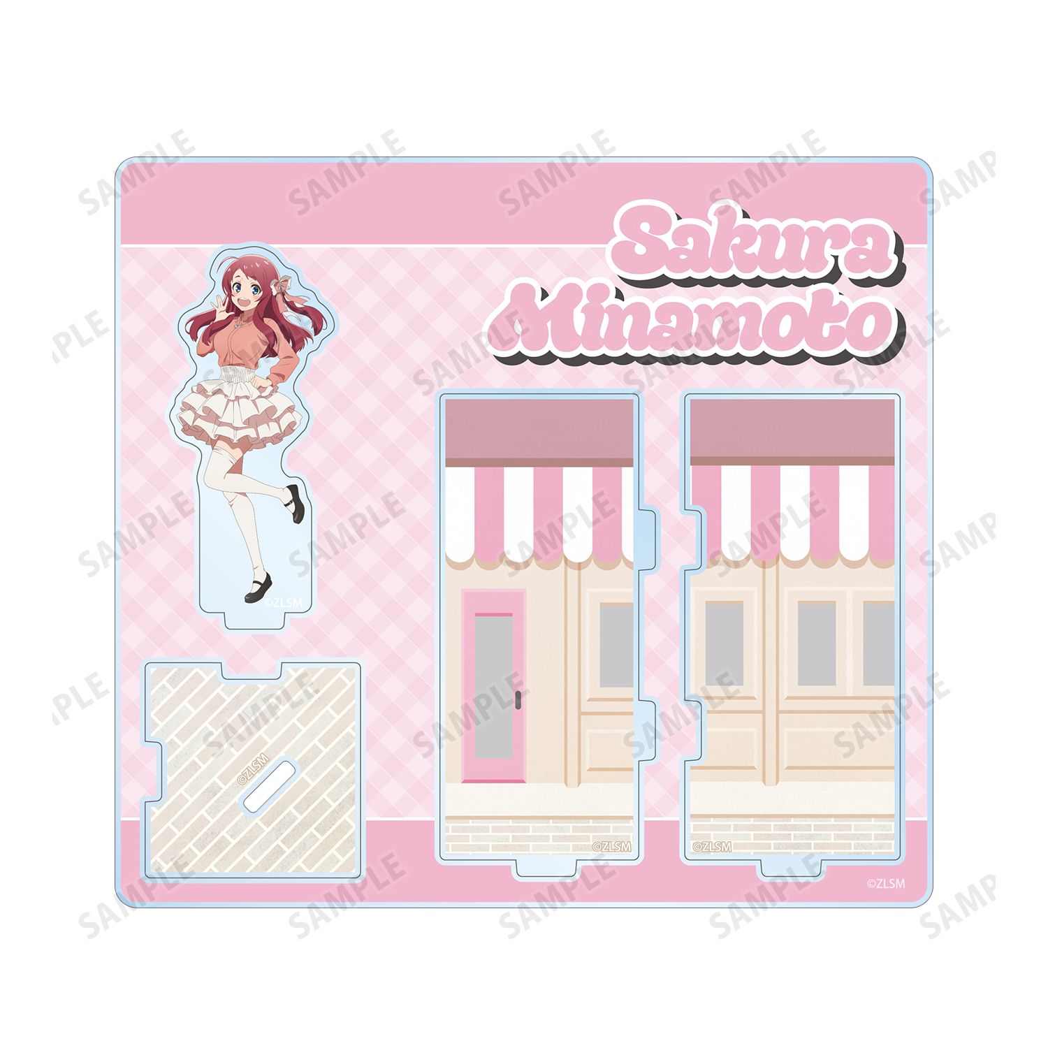 劇場版『ゾンビランドサガ ゆめぎんがパラダイス』 源 さくら 私服ver. キューブ型ジオラマ風アクリルスタンド 画像 3 | AniSmile