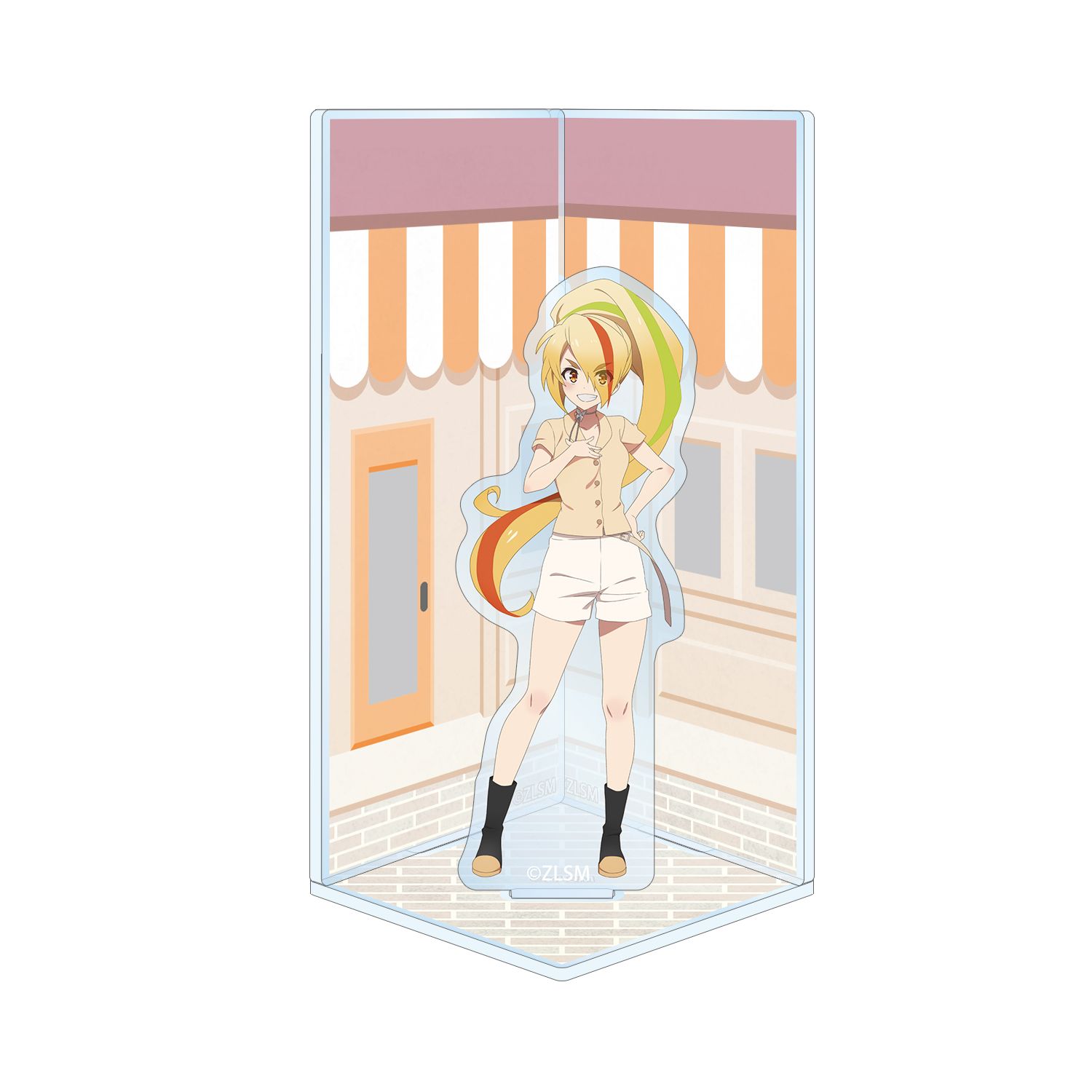 劇場版『ゾンビランドサガ ゆめぎんがパラダイス』 二階堂 サキ 私服ver. キューブ型ジオラマ風アクリルスタンド - 公式商品画像 | AniSmile