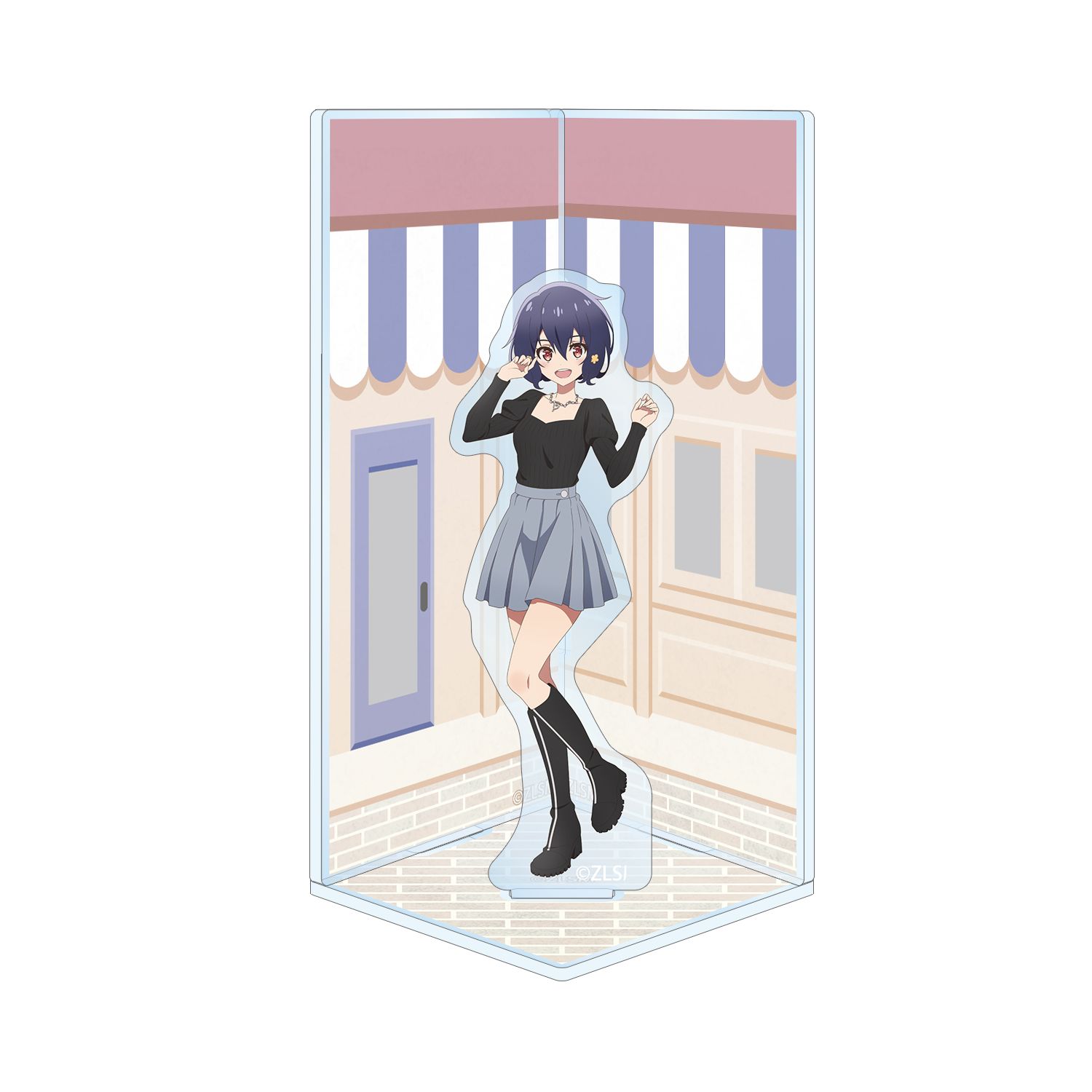 劇場版『ゾンビランドサガ ゆめぎんがパラダイス』 水野 愛 私服ver. キューブ型ジオラマ風アクリルスタンド - 公式商品画像 | AniSmile