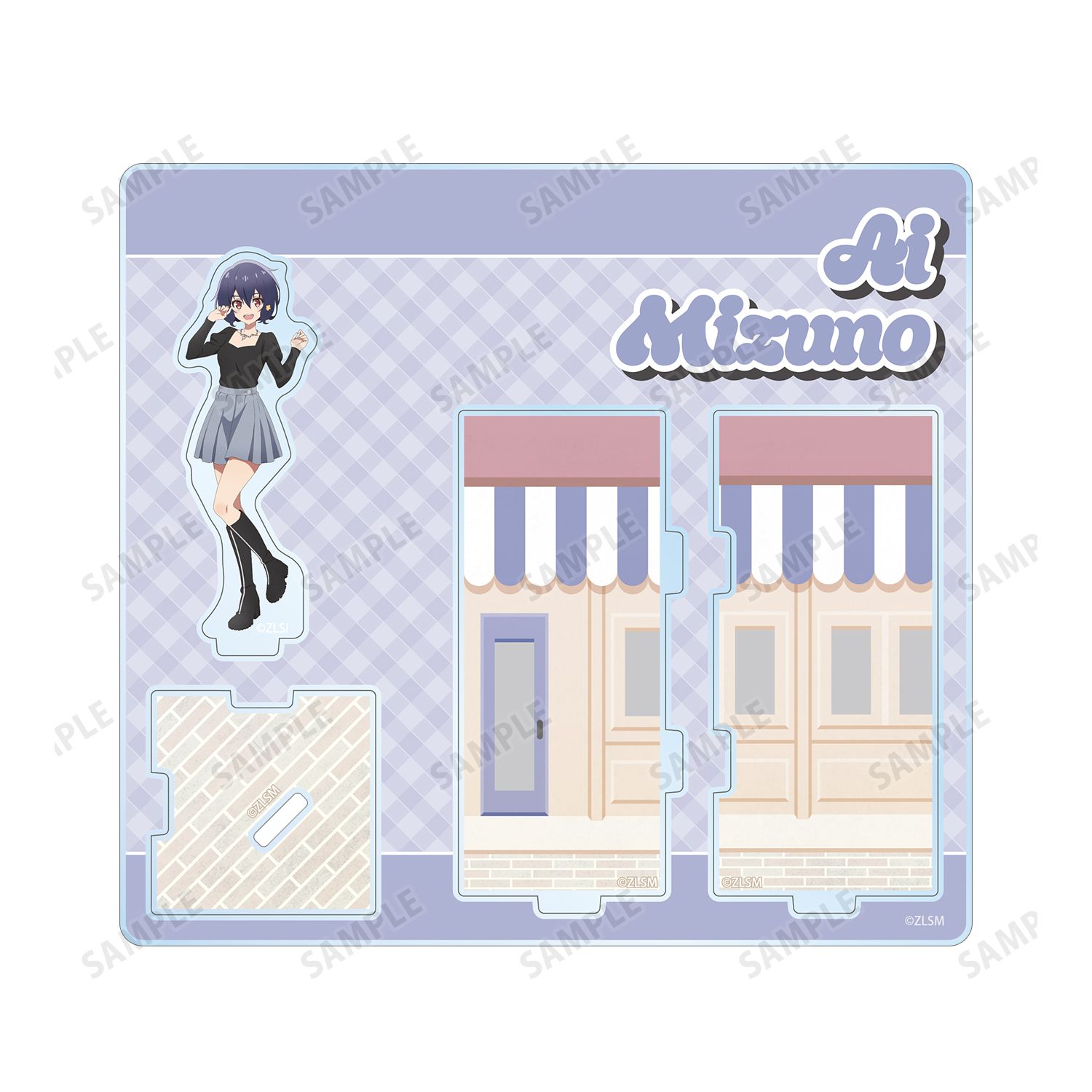 劇場版『ゾンビランドサガ ゆめぎんがパラダイス』 水野 愛 私服ver. キューブ型ジオラマ風アクリルスタンド 画像 3 | AniSmile