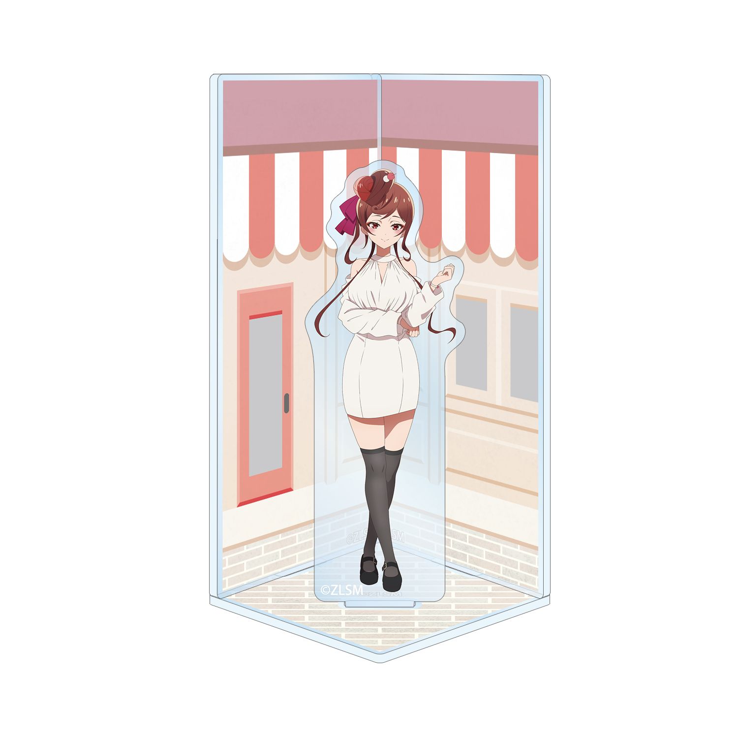 劇場版『ゾンビランドサガ ゆめぎんがパラダイス』 ゆうぎり 私服ver. キューブ型ジオラマ風アクリルスタンド - 公式商品画像 | AniSmile